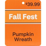 Fall Fest Pumpkin Wreath, Assorted, thumbnail image 2 of 3