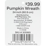 Fall Fest Pumpkin Wreath, Assorted, thumbnail image 3 of 3