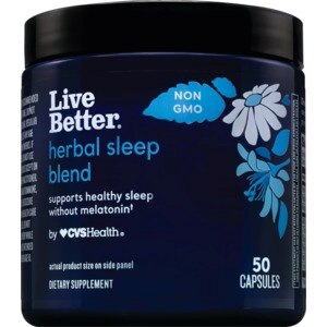 Live Better Herbal Sleep Blend, 50 Ct , CVS
