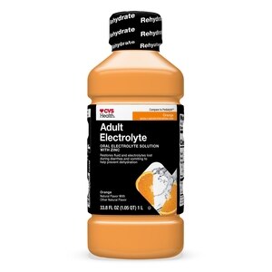 CVS Health Electrolyte Solution, Orange, 1 L - 33.8 Oz
