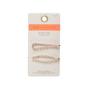 GSQ by GLAMSQUAD Clear Stone Bobby Pins, 2CT