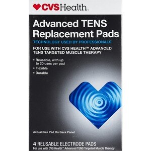 CVS Health Advanced TENS Replacement Pads, 4 Ct