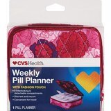 CVS Health Weekly Pill Planner with Fashion Pouch, thumbnail image 1 of 3