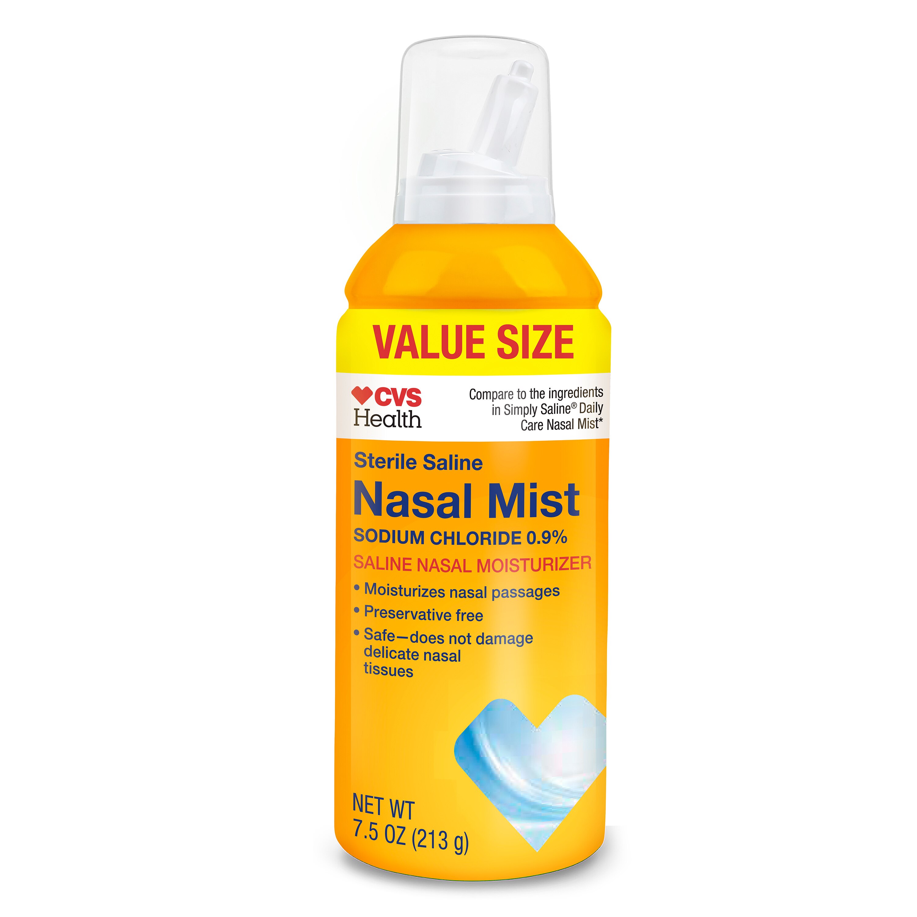 CVS Health Sterile Saline Nasal Mist, 7.5 Oz