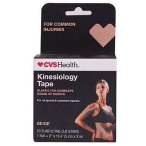 CVS Health Kinesiology Athletic Tape, Charcoal Gray