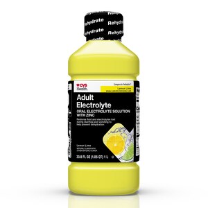 CVS Health Electrolyte Solution, Lemon Lime, 33.8 FL Oz - 33 Oz