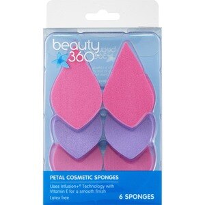 Beauty 360 Petal Cosmetic Sponges, 6CT