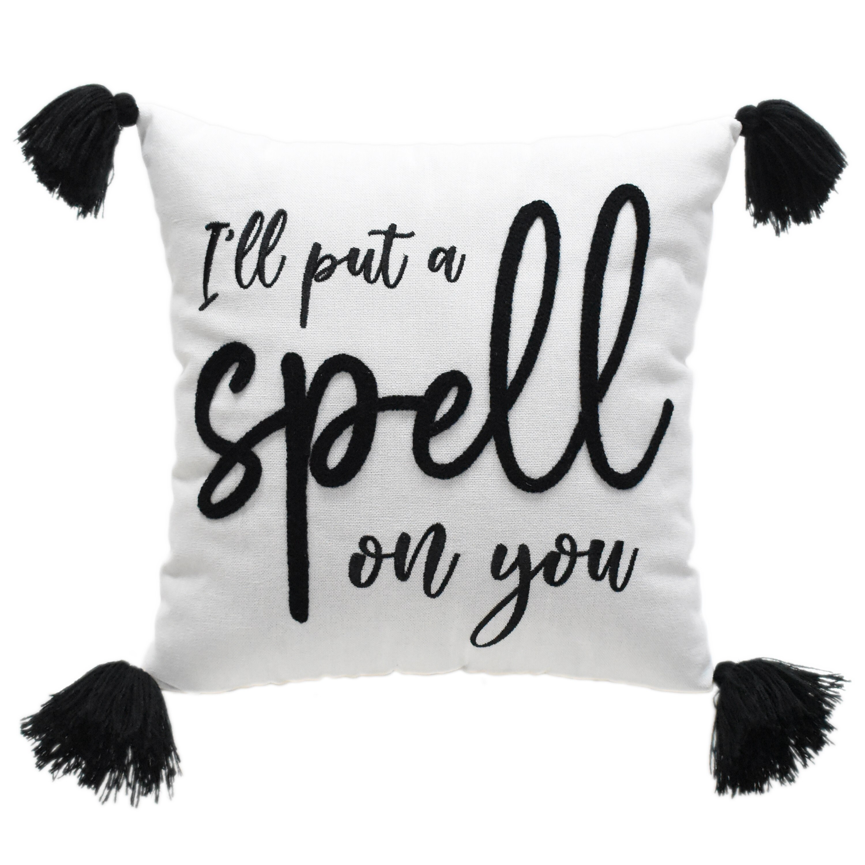 I'll Put a Spell On You Pillow, 12in x 12in
