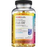 CVS Health Half-the-Size 100% Wild Alaskan Fish Oil Twin Pack, 1000mg, 720 CT, thumbnail image 2 of 6