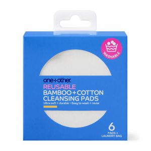 One+other Reusable Bamboo & Cotton Cleansing Pads, 6 Ct , CVS