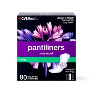  CVS Health Unscented Long Pantiliners, 80CT 