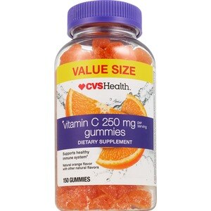 CVS Health Vitamin C Orange Gummies 250 mg, 150CT
