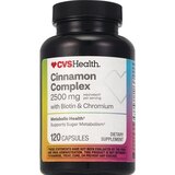 CVS Health Cinnamon Complex with Biotin & Chromium Capsules, 120 CT, thumbnail image 1 of 6