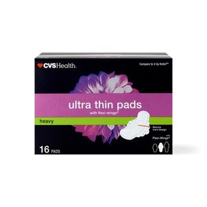  CVS Health Ultra Thin Pads With Flexi-Wings 