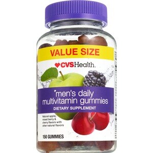  CVS Health Men's Daily Complete Multivitamin Fruit Flavored Gummies, 150CT 