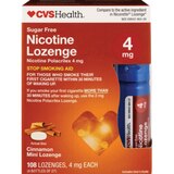 CVS Health Sugar Free Nicotine 4mg Lozenges, Cinnamon, 108 CT, thumbnail image 1 of 3