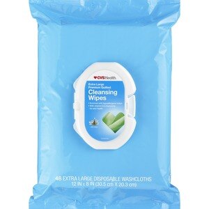  CVS Health Cleansing Wipe Extra Large, 48CT 