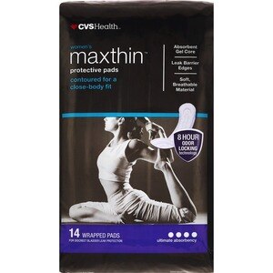 CVS Health Women's Maxthin Protective Pads Ultimate Absorbency