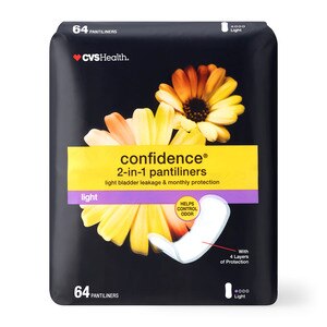 CVS Health Confidence Dual Panty Liner, Light, 64 Ct
