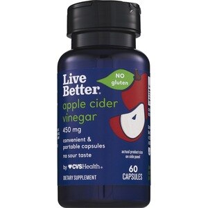 Live Better Apple Cider Vinegar Capsules, 60CT