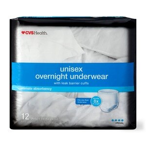 CVS Health Adult Overnight Underwear, X-Large - 12 Ct