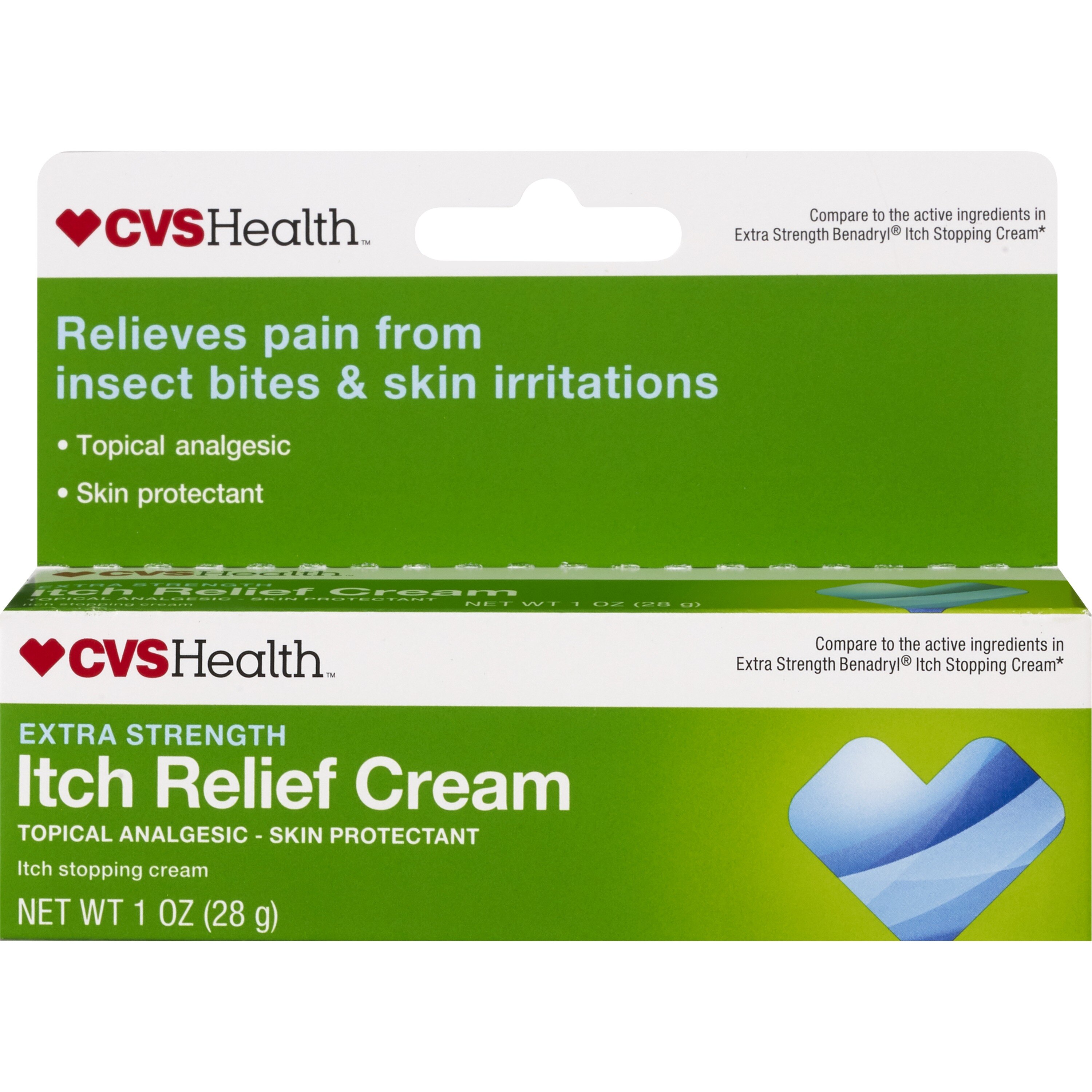 CVS Health Extra Strength Itch Relief Cream, 1 Oz