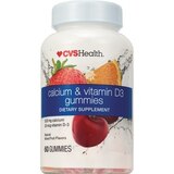 CVS Health Calcium & Vitamin D3 Gummies, 60 CT, thumbnail image 1 of 5