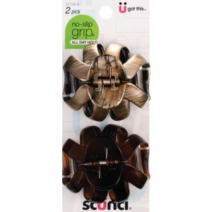 Scunci All Day Hold Octopus Jaw Clips, 2 Ct , CVS