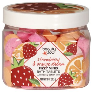 Beauty 360 Strawberry & Orange Dream Fizzy Minis Bath Tablets