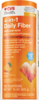 CVS Health Daily Fiber Powder Sugar Free Orange, 15 OZ