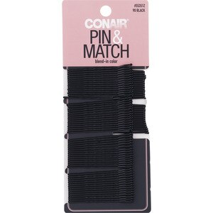 Conair Pin & Match Bobby Pins, Black, 90 Ct , CVS
