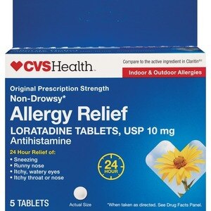  CVS Health Loradatine Tablets 10mg, 5CT 