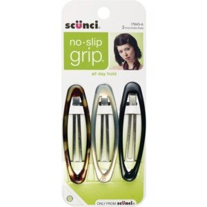 Scunci All Day Hold Snap Clips, 4/Pack