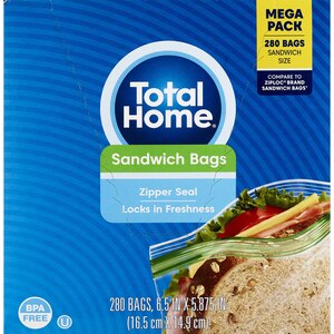 Total Home Sandwich Bags | Storage Bag - 280 ct | CVS