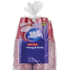 New 30 Count 90 Count total 3 Pack 18 Ounce Red Party On Disposable Plastic Cups 