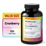 CVS Health Cranberry Capsules, 150 CT, thumbnail image 1 of 7