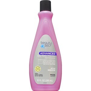 Beauty 360 Advanced Gel Nail Polish Remover, 10 OZ, Acai Breeze - CVS Pharmacy Beauty 360 Advanced Gel Nail Polish Remover, 10 OZ, Acai Breeze - CVS Pharmacy