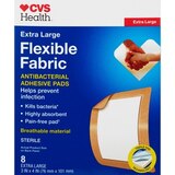 CVS Health Flexible Fabric Antibacterial Adhesive Pads, thumbnail image 1 of 5