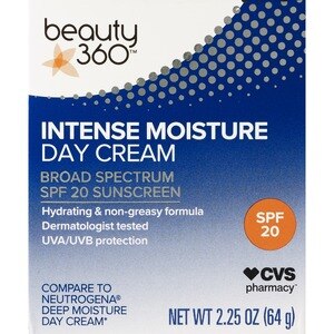 Beauty 360 Intense Moisture Day Cream - 2.25 Oz , CVS