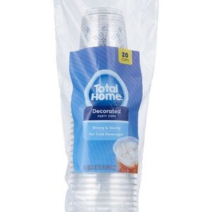 Total Home Decorative 18 Oz Party Cups, 20 Ct , CVS