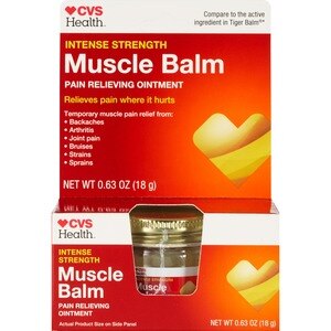 CVS Health - Bálsamo muscular, potencia intensa, 0.63 oz