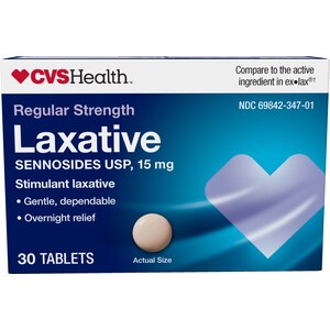 CVS Health Regular Strength Laxative Tablets, 30 Ct