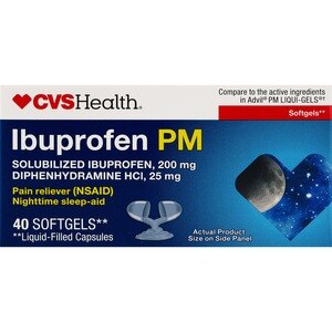 CVS Health - Ibuprofen PM, 40 u.