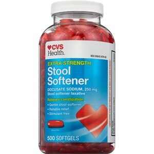 CVS Health Extra Strength Stool Softener Softgels, 500 Ct