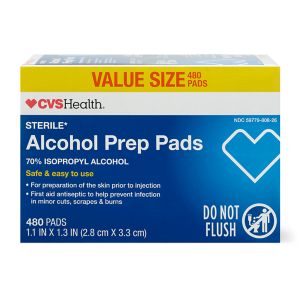 CVS Health Sterile Alcohol Prep Pads, 480 Ct