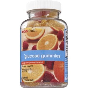 CVS Health - Gomitas de glucosa, Orange, 60 u.