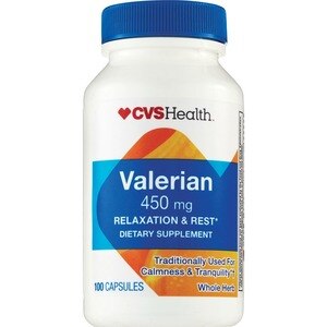 CVS Health - Cápsulas de valeriana, 450 mg, 100 u.