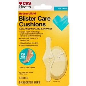 CVS Health Advanced Healing Blister Care Cushions, 6 Assorted Sizes - 6 Ct