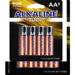 CVS Alkaline Batteries AA 8-Pack