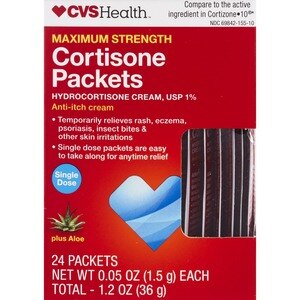 CVS Health Hydrocortisone Packette To Go, 24CT